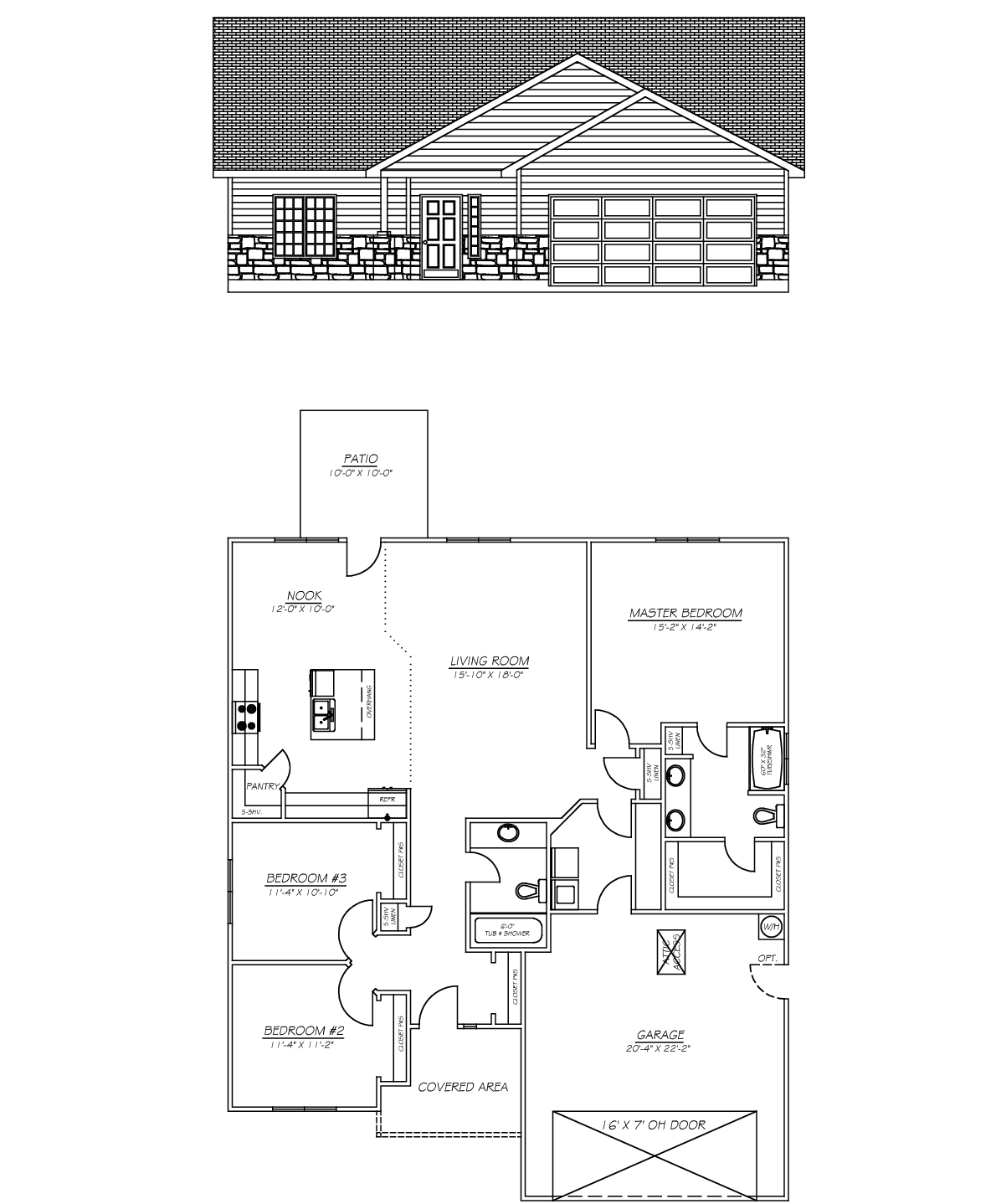 House Plan 1599 New Homes San Antonio Texas Olin