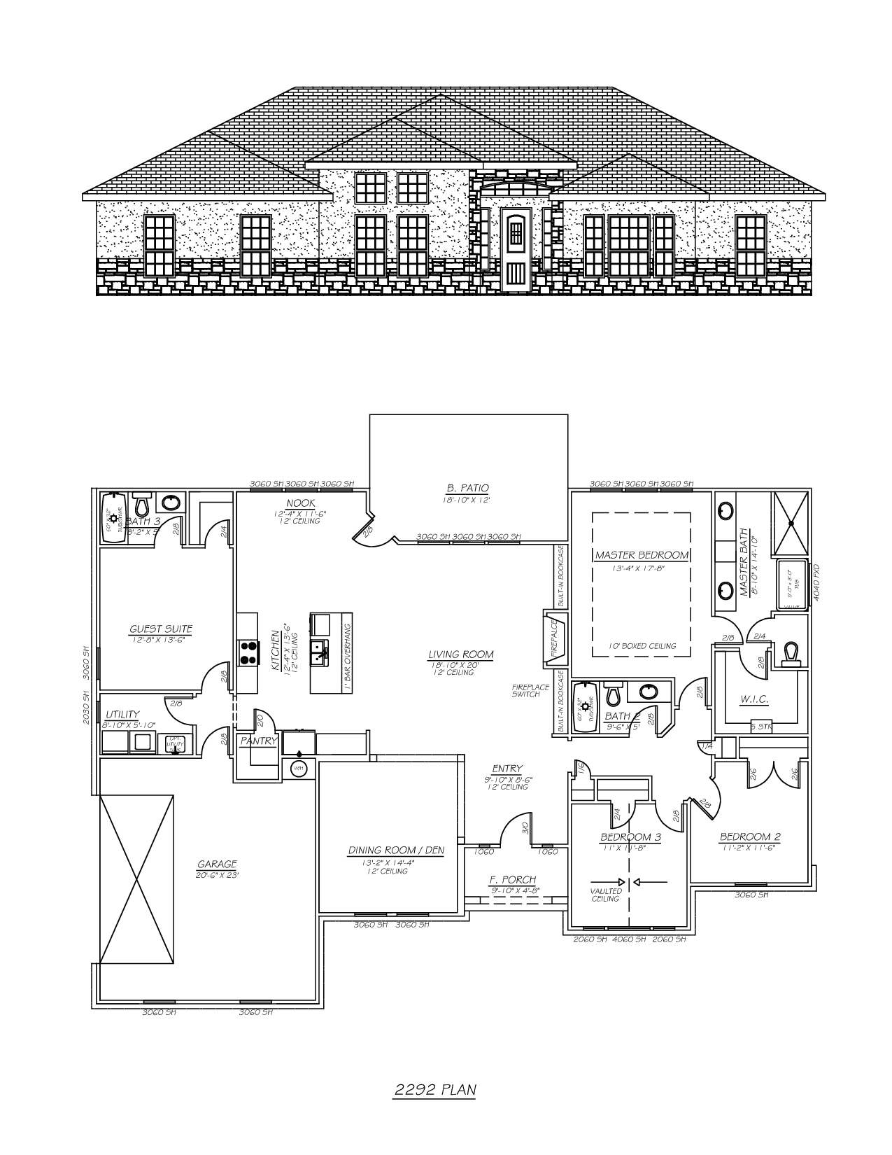 House Plan 1895 New Homes San Antonio Texas Olin